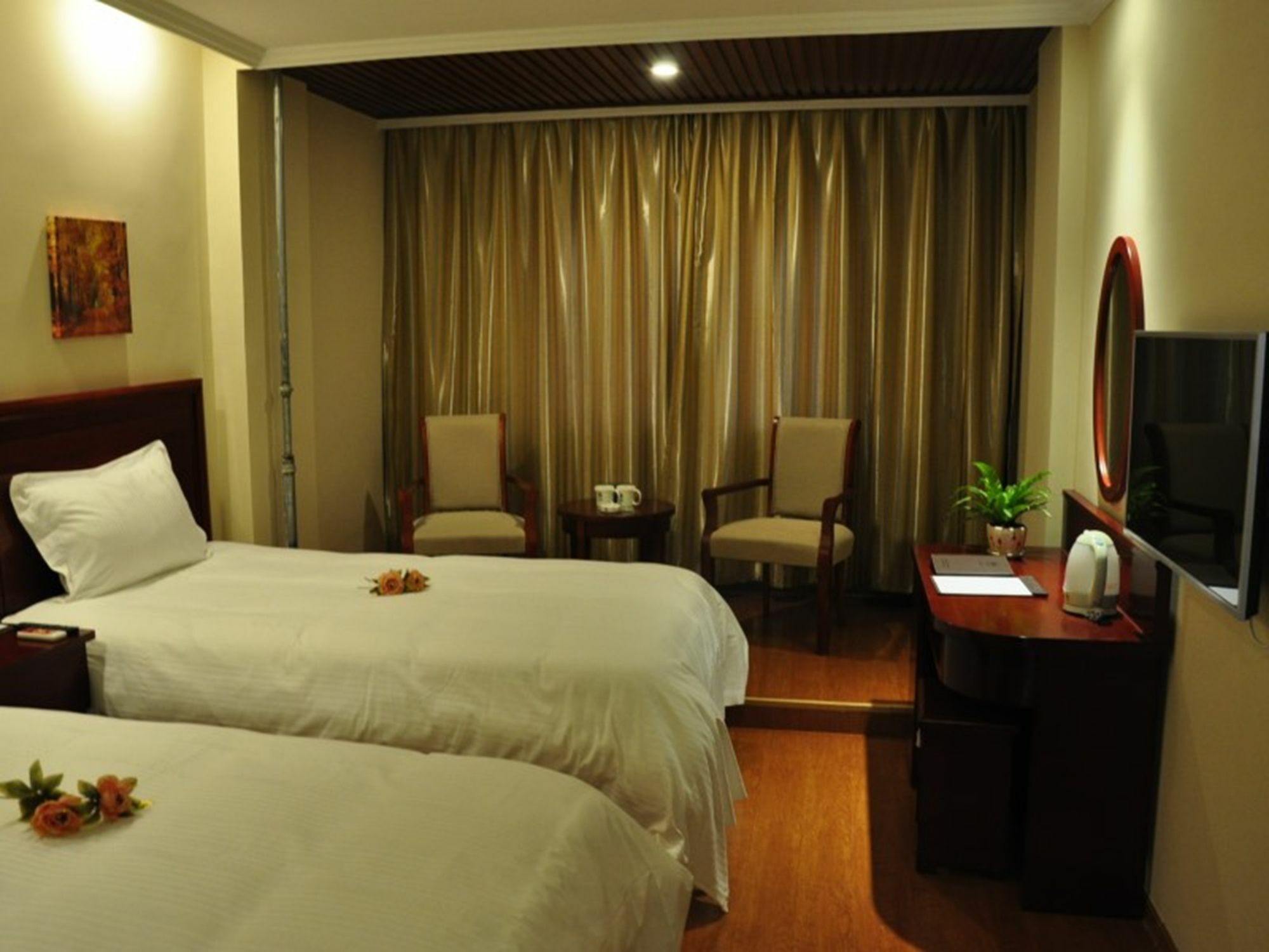 Greentree Inn Shandong Jining Qufu East Jingxuan Road Sankong Express Hotel מראה חיצוני תמונה