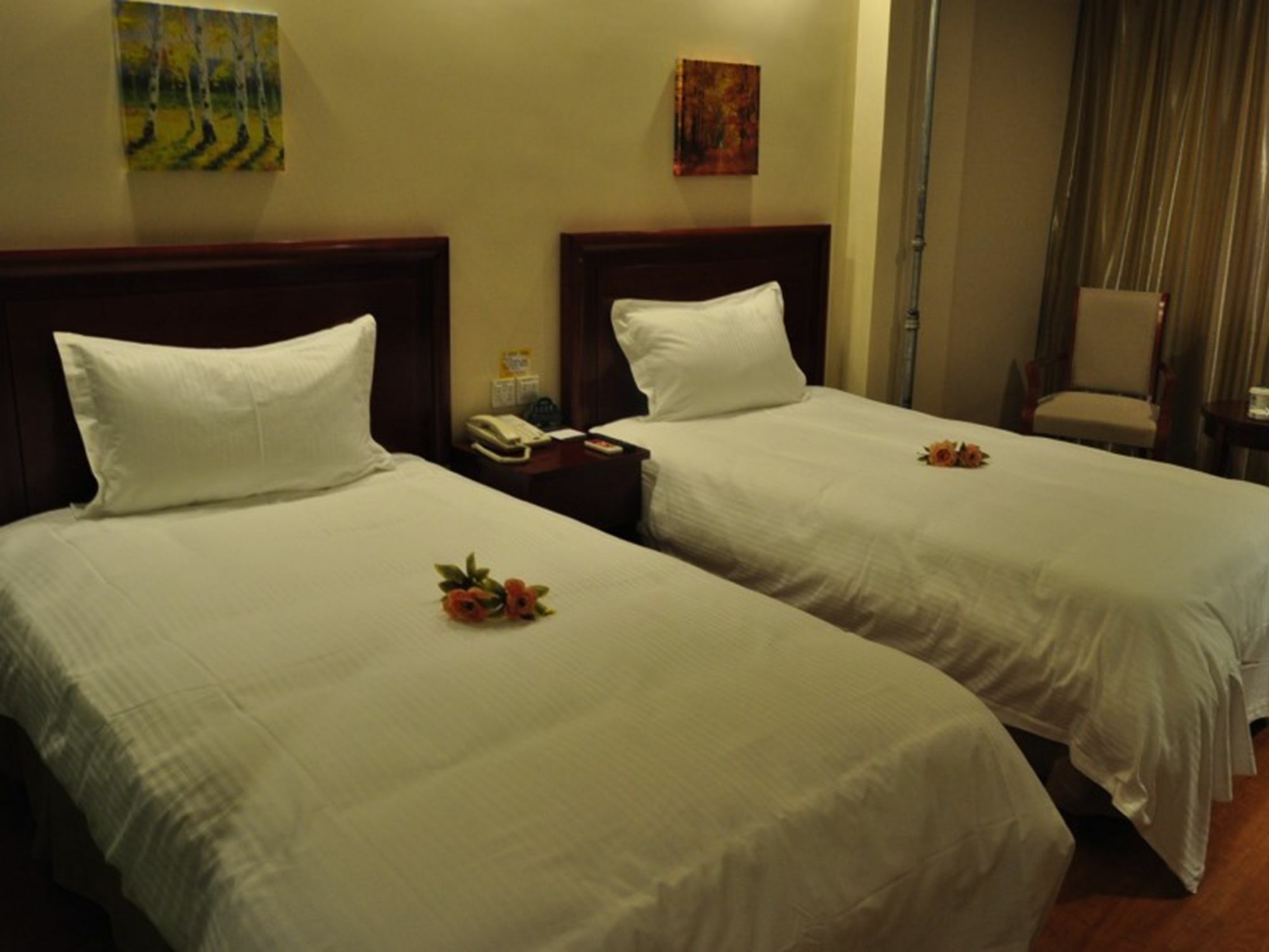 Greentree Inn Shandong Jining Qufu East Jingxuan Road Sankong Express Hotel מראה חיצוני תמונה